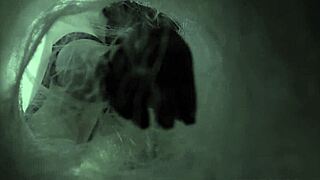 Curvy ebony spider-woman threesome devours neighbor cock