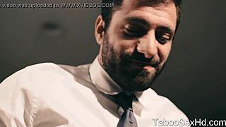 boss pounds big tits milf slut in office