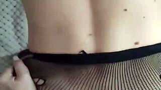 i pound her fat ass while sucking his throbbing cock