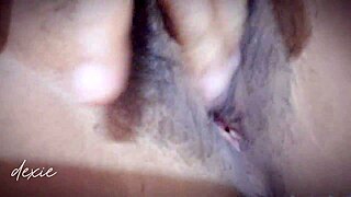 Big Natural Tits Pinay Fingers Hairy Pussy Solo Close-Up