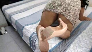 neighbors have no clue i'm filming homemade skirt flashing fuck