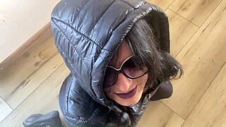 my friend's wife begs for deep fucking while hubby hides