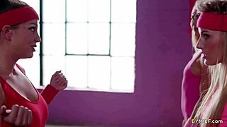 fitt milfs scarlett sage abigail mac ryan keely carter cruise share teen pussy licking orgy in gym