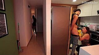 lonely milf silvana lee chats up strangers milan rodriguez and ema ribeiro for a steamy threesome invite