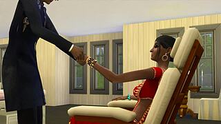 印度继母公司按摩处男继子大屌 爽到中出