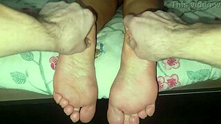 stepmom's feet get oiled massage turning taboo real quick