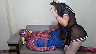 spider-man youre fucking your latina stepmom big ass right