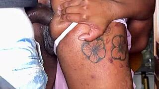 cheating atlanta pornstar takes anal from big black cock?