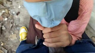 Desi schoolgirl's tight pussy wrecked dirty talk hindi cumshot!