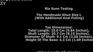 Ria Sunn Gapes With Handmade Khun Size L Fisting