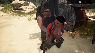 i'm that curvy milf alissa banging my fat boss outdoors squirting on his tiny cock