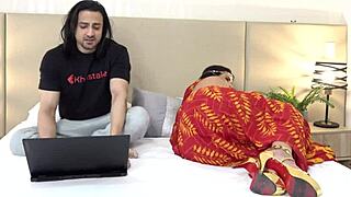 Huge Ass Desi Bhabhi Assfucked to Mouth by Devar's Monster Cock Rough Pussy Pounding