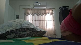 pervy neighbor milks her tits craving that thick black cock fuck