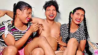 Two Brunettes Drain One Cum Dispenser in Uttaran20 Fuckfest