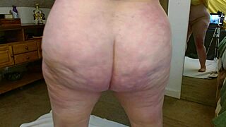 kris sniffs dawnskye1962's huge ass farts while she spreads cheeks wide