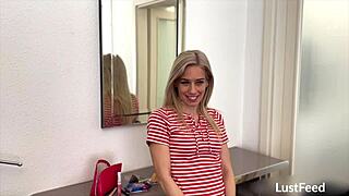 PETITE BLONDIE NESTY SUCKS AND FUCKS IN HOTEL!