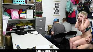 dee williams fucked by mall cop as husband watches garage