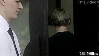 Ever wonder how two teen preachers' huge cocks stretch this mature milf's holes