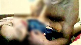 Young Myanmar Couple's Hard Bedroom Doggystyle Creampie Fuck