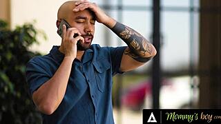 Horny Stepmom-In-Law Christie Stevens Begs For Raw Fuck!