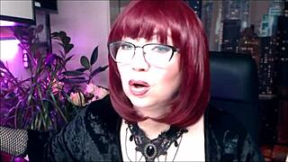 my mature bitch moans in front cam private show