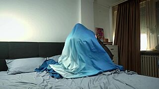 i pounded my stepmom stuck in the duvet rough doggystyle till facial cumshot!