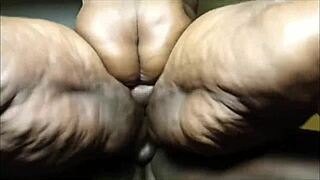 stepmom's huge ass begged me, so i fucked her doggystyle hard