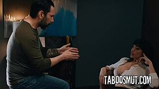 big tits stepmom fists and pounds principal's pussy at school!