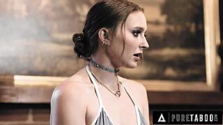 pervert matures trick laney grey into dp virginity loss