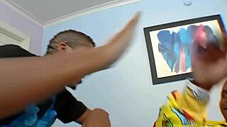 fucking this big tits mommy's fishnets heels till she squirts everywhere!