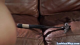 My gorgeous lesbian milf fingers adorable babe's wet pussy deeply