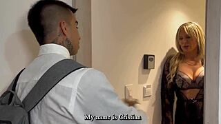 i couldn't resist fucking blonde milf monique fuentes missionary style after he preached