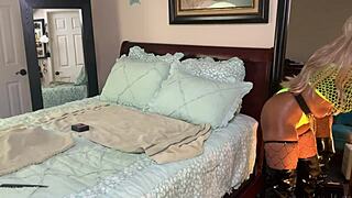 busty ebony nyla storm bends big ass for webcam