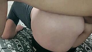 pervert stepdad roughly assfucks latina stepdaughter home alone