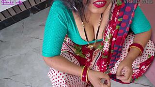 Indian Stepmom Swallows Facial After Sloppy Blowjob Breakup