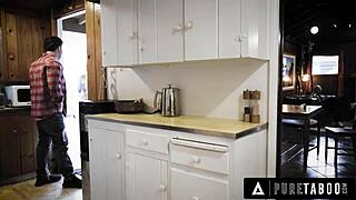 pervert matures trick laney grey into dp virginity loss