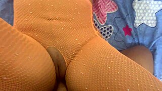 Busty Mexican Stepmom and Big Ass Stepdaughter's First Lesbian Fuck