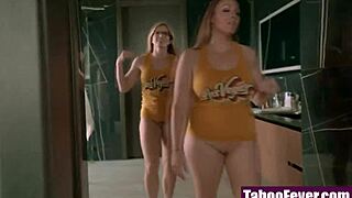 Underfucked Stepmom And Stepaunt Demand Stepson Threesome Relief Now!