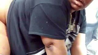 Nerdy ebony's fat ass pounded publicly—what happens next shocks everyone