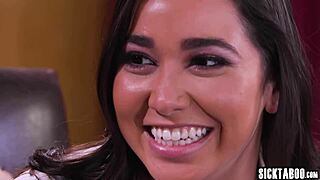 horny busty big ass lesbians lick each other's asses in office heat