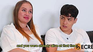 i jerked off my stepson right next to sleeping husband then gave him my tight ass part 1