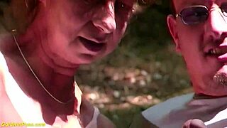 71-Year-Old Redhead Granny Takes Rough Doggystyle Monster Cock on Extreme Biker Tour