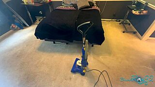Vacuuming Bedroom Thoroughly