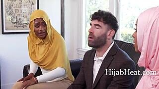 Step Mom Strikes Breeding Deal With Rebellious Hijab Teen?