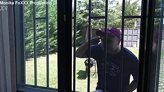 horny housewife monika fox fucks pizza guy sloppy anal toys squirt