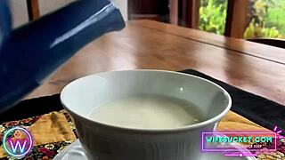 hey honey good morning blowjob starts our day right