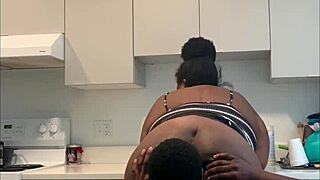 intense kitchen milf big cock pounding