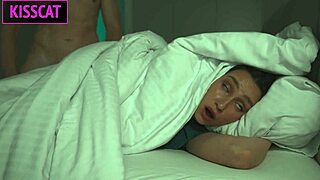 stepmom craves stepsons monster cock gets rough missionary fuck in shared bed