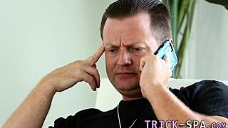 Milf Licks Masseuse Then Rides His Cock Hard!