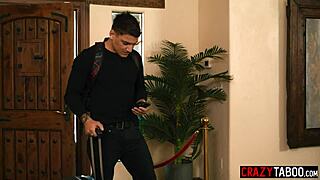 Big Tits Latina Fucked Hard Big Dick Blowjob Lucky Guy!